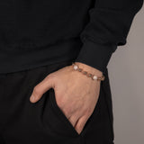 Mixed-Size Ball Bracelet - Rose