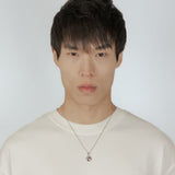 Basketball Pendant - White