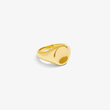 Circle Signet Ring - Yellow