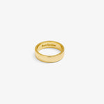 Classic Band Ring — Yellow Gold studio view | colour:yellow