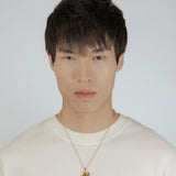 Double Dice Pendant - Yellow