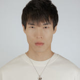 Double Dice Pendant - White