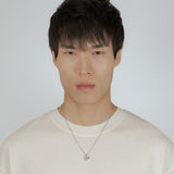 Eagle Pendant — White Gold view 2 | colour:white