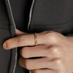 Figaro Ring — Yellow Gold view 2 | colour:yellow