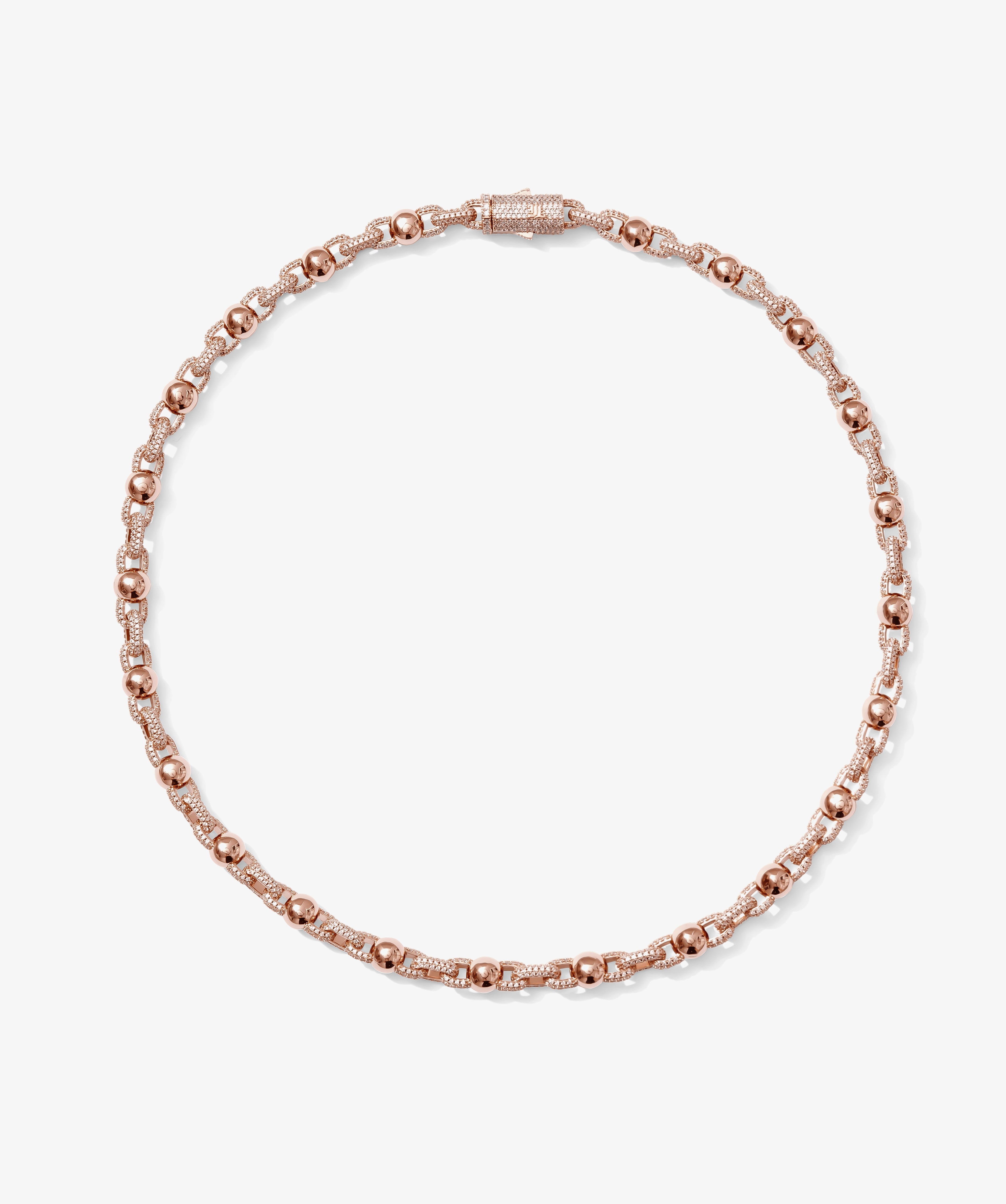 Half-Set Ball Chain — Rose Gold view 1 | colour:rose