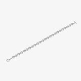 Heart Bracelet — White Gold view 1 | colour:white