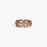 Iced Infinity Thorn Ring — Rose Gold studio view | colour:rose