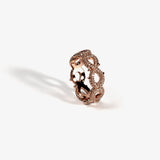 Iced Infinity Thorn Ring — Rose Gold alternate view | colour:rose