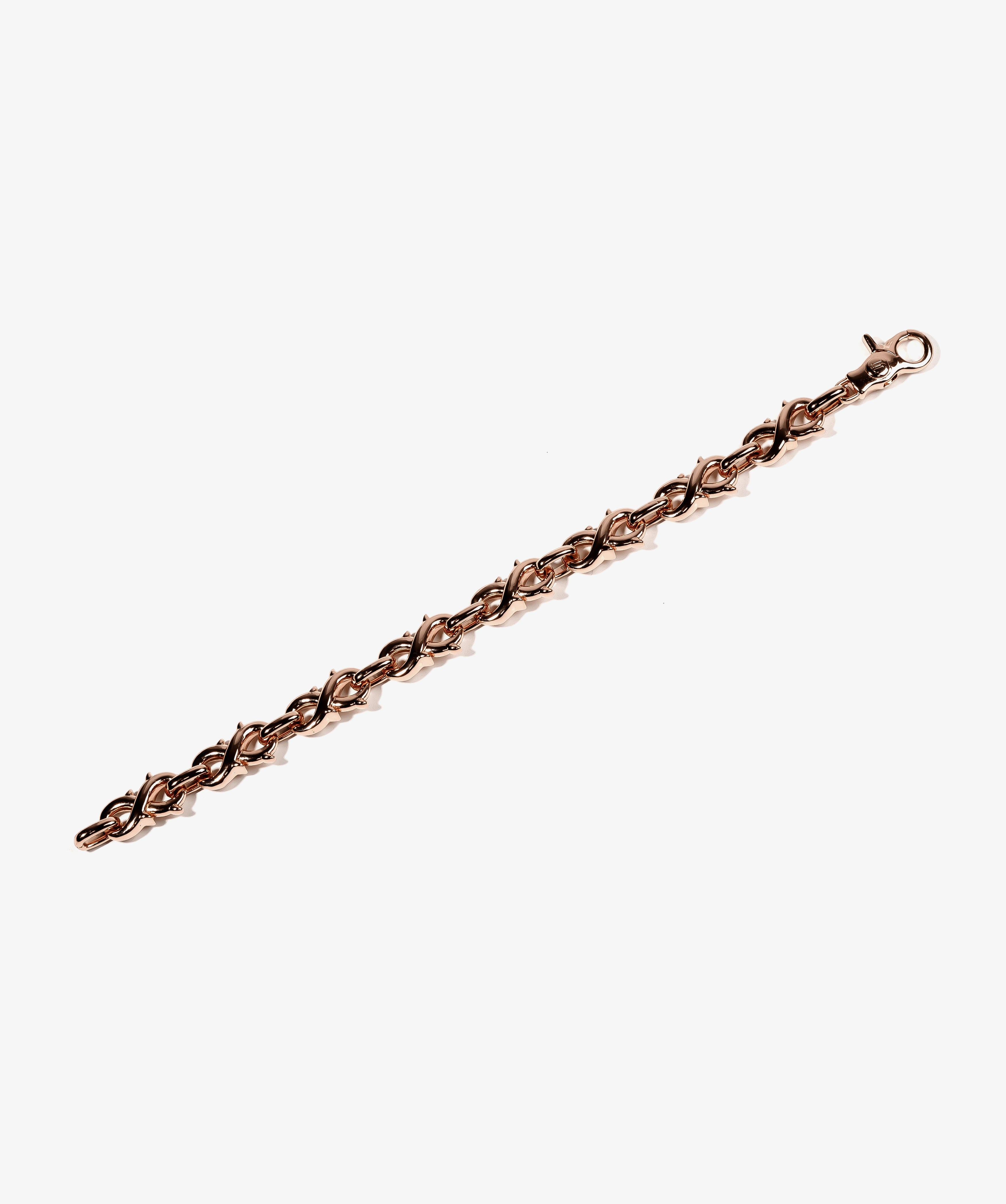 Infinity Thorn Bracelet — Rose Gold view 1 | colour:rose
