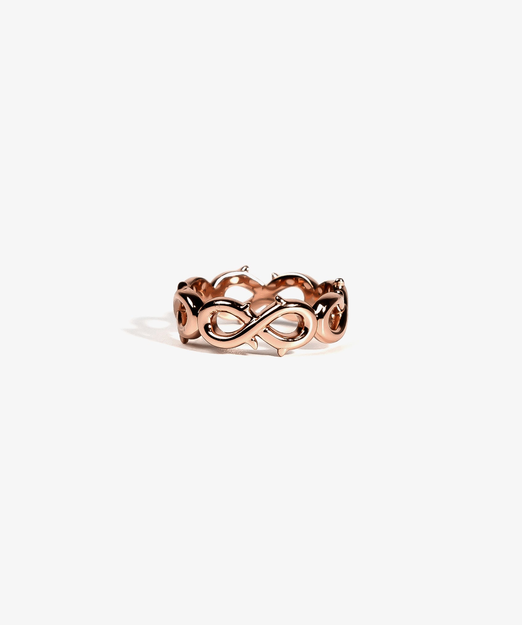 Infinity Thorn Ring — Rose Gold view 1 | colour:rose