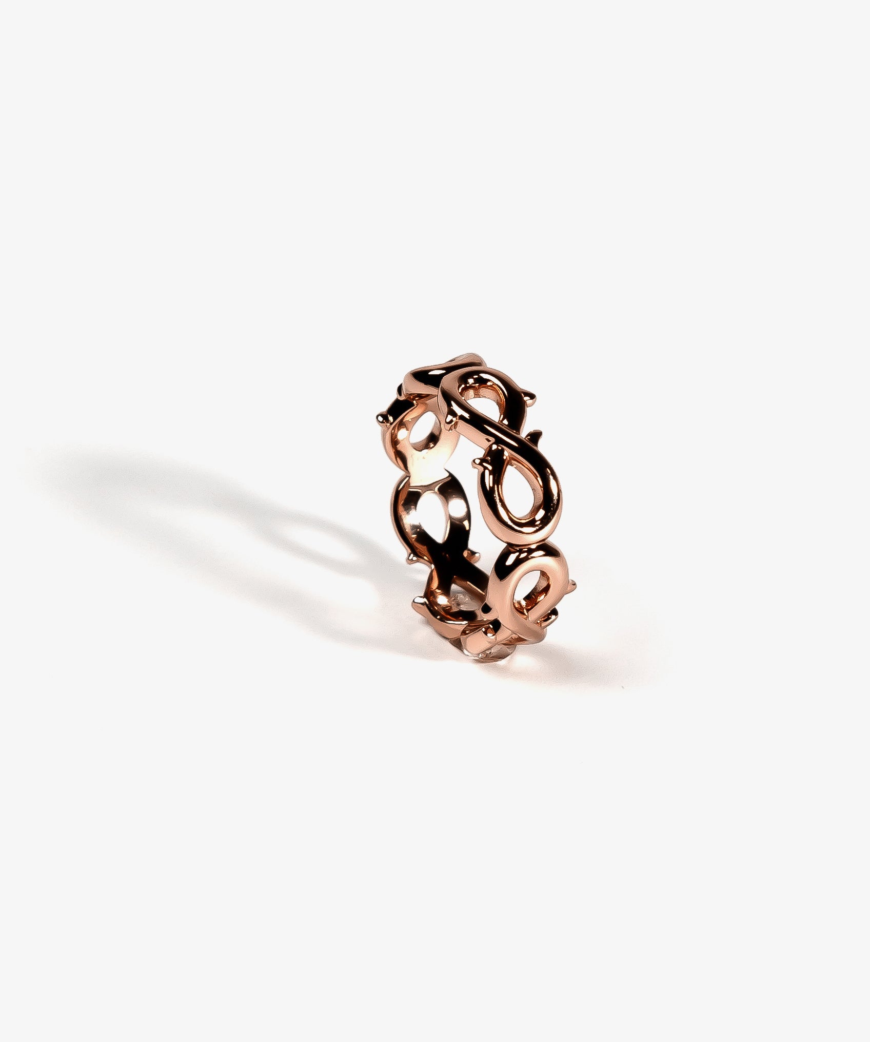 Infinity Thorn Ring — Rose Gold view 2 | colour:rose