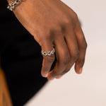 Infinity Thorn Ring — White Gold view 3 | colour:white