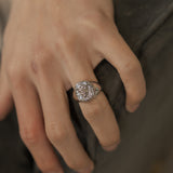 Lion Ring — White Gold view 2 | colour:white
