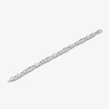 Mixed Stone Tennis Bracelet — White Gold view 1 | colour:white