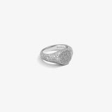 Mosaic Ring — White Gold view 1 | colour:white