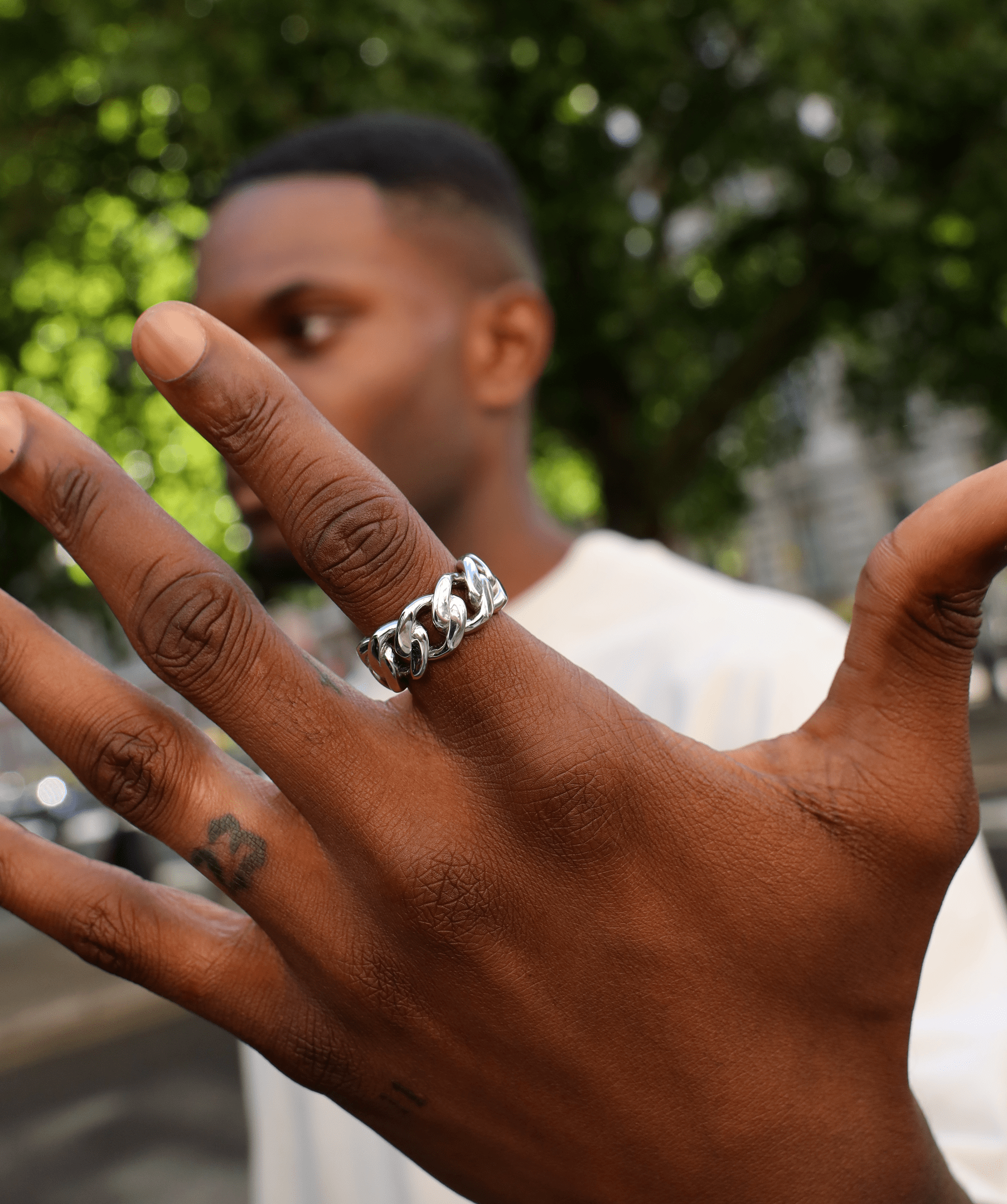 Miami Cuban Link Ring Silver