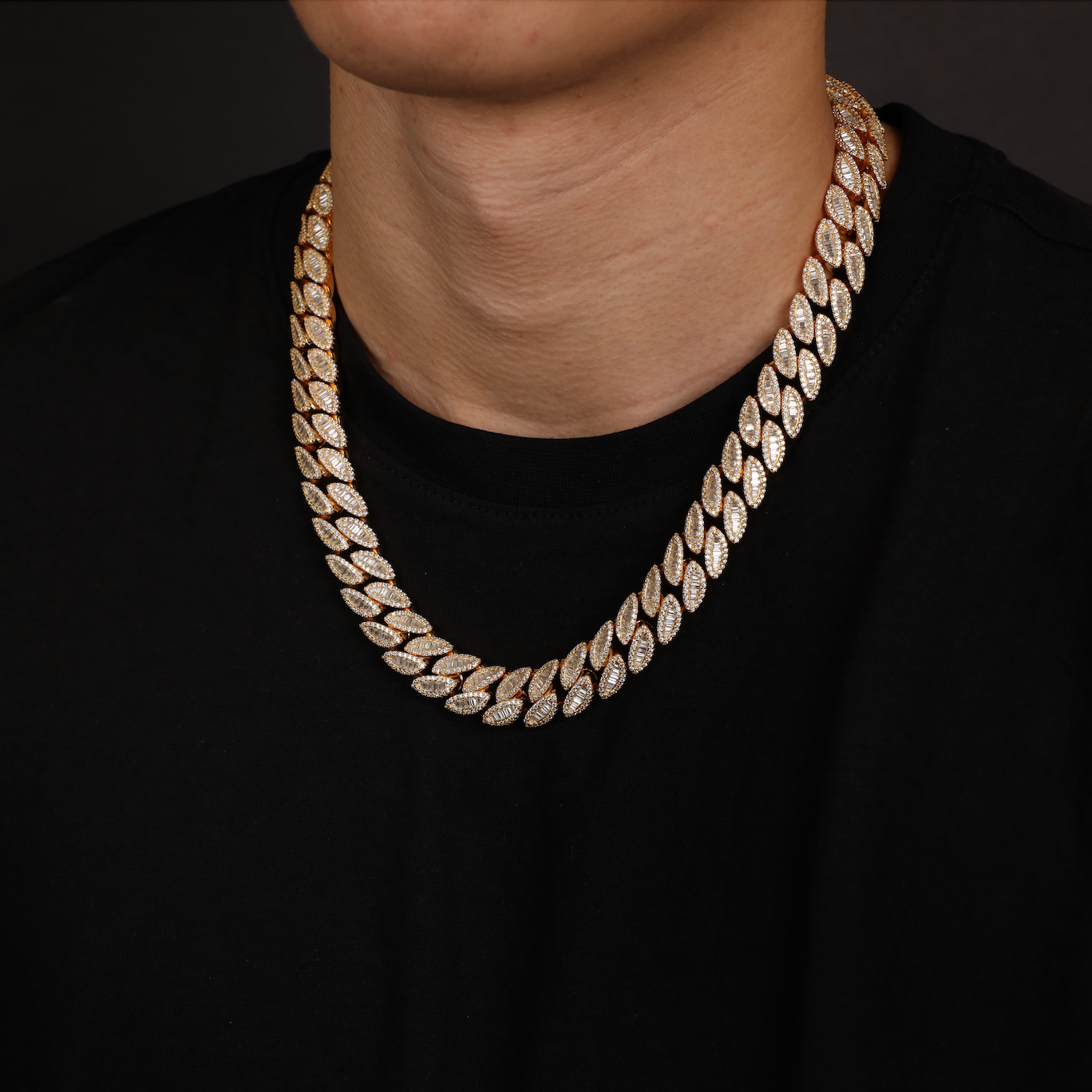 16mm gold discount cuban link chain
