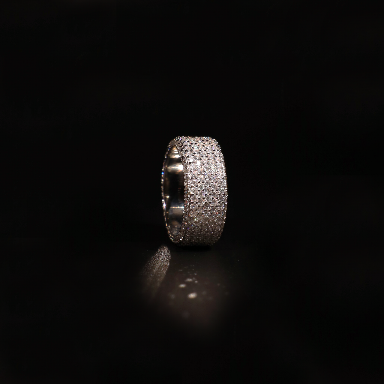 Eternity Band Ring (White Gold)