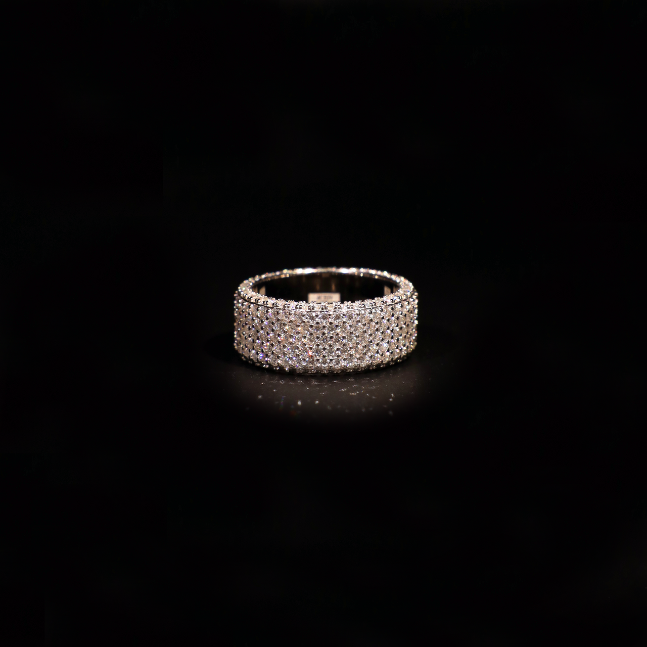 Eternity Band Ring (White Gold)