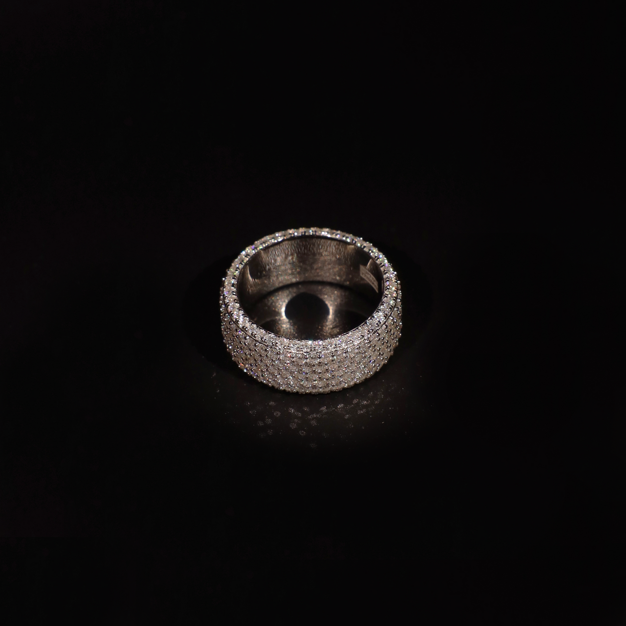 Eternity Band Ring (White Gold)