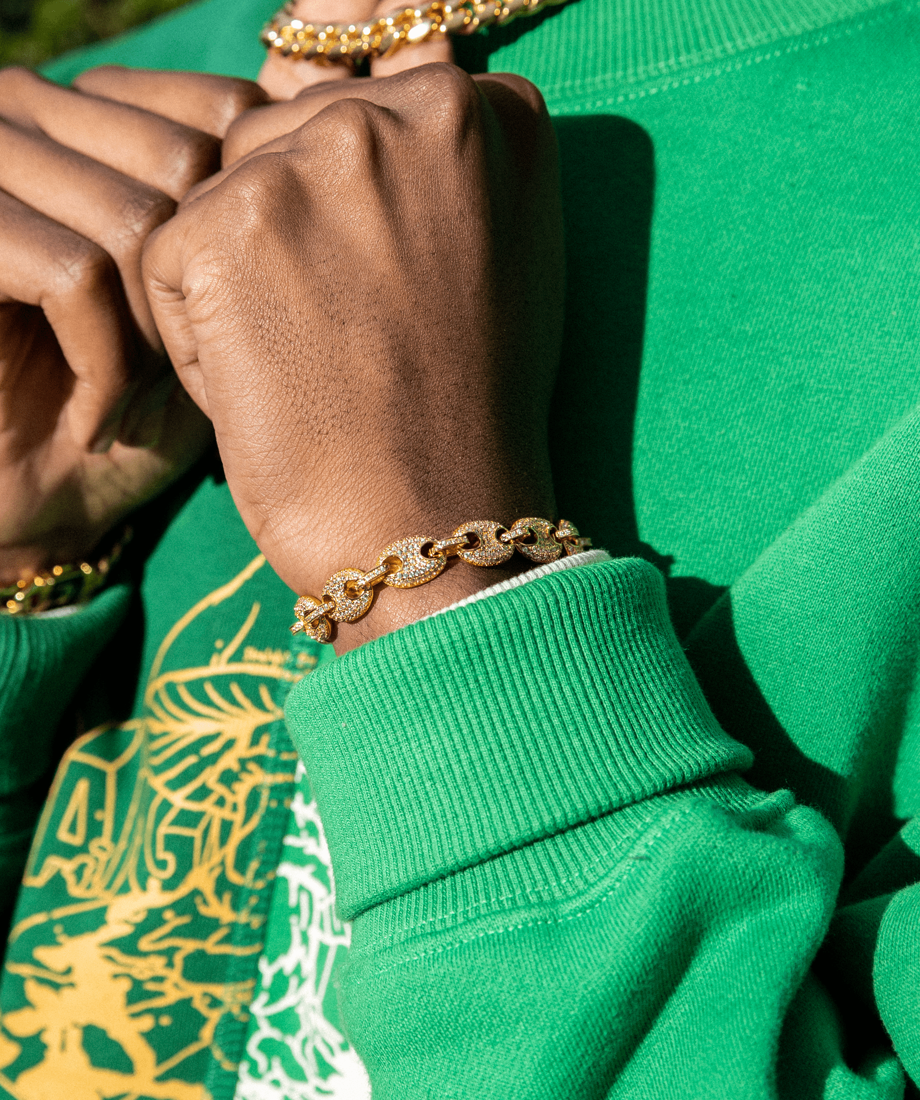 Mariner Link Bracelet, 10mm Diamond Mariner Link Bracelet