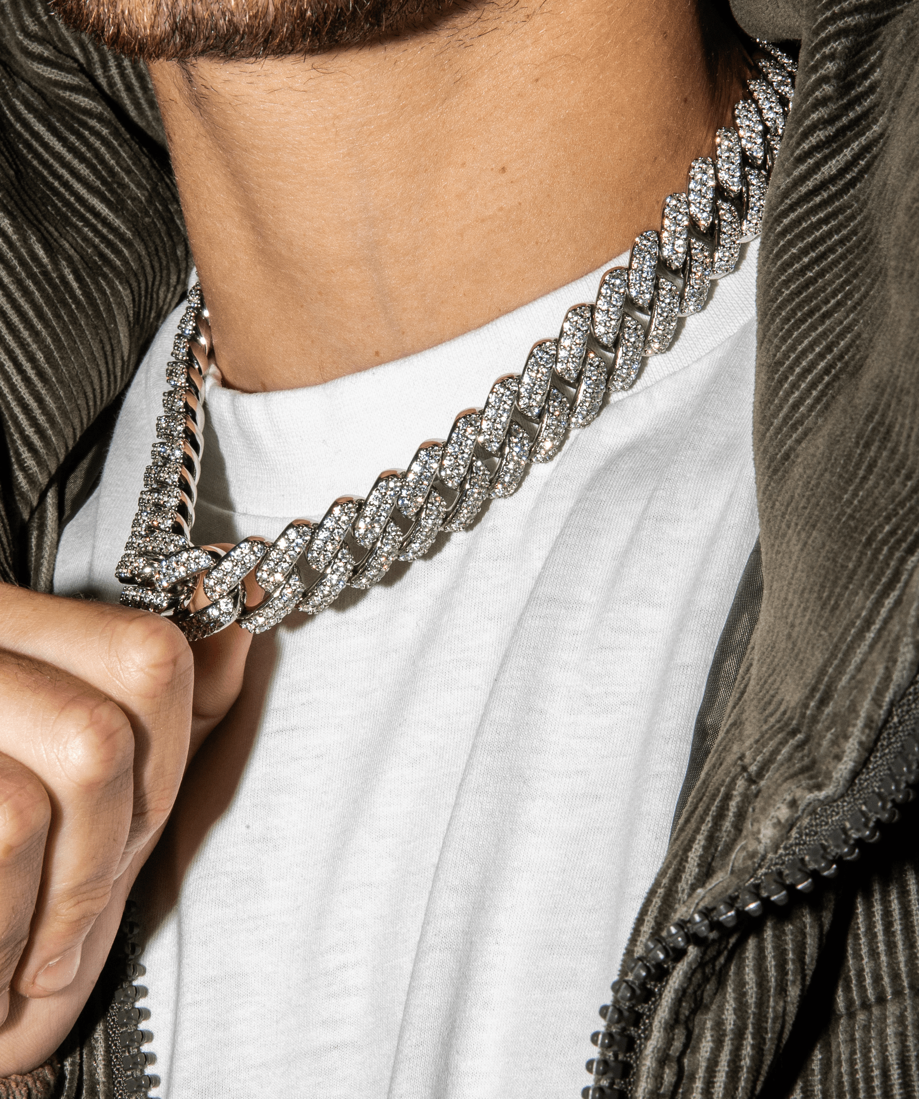 White 2025 cuban link