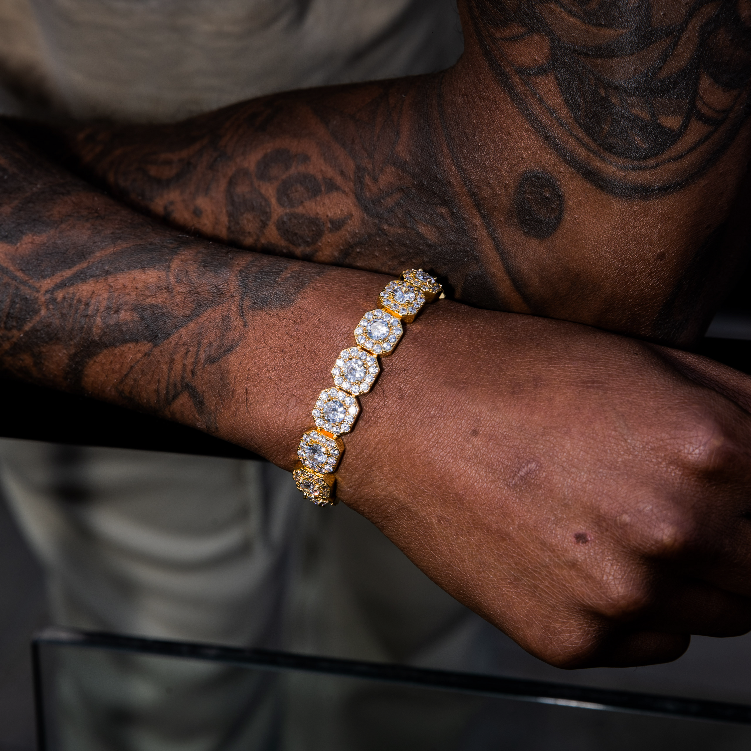 Clustered Tennis Bracelet