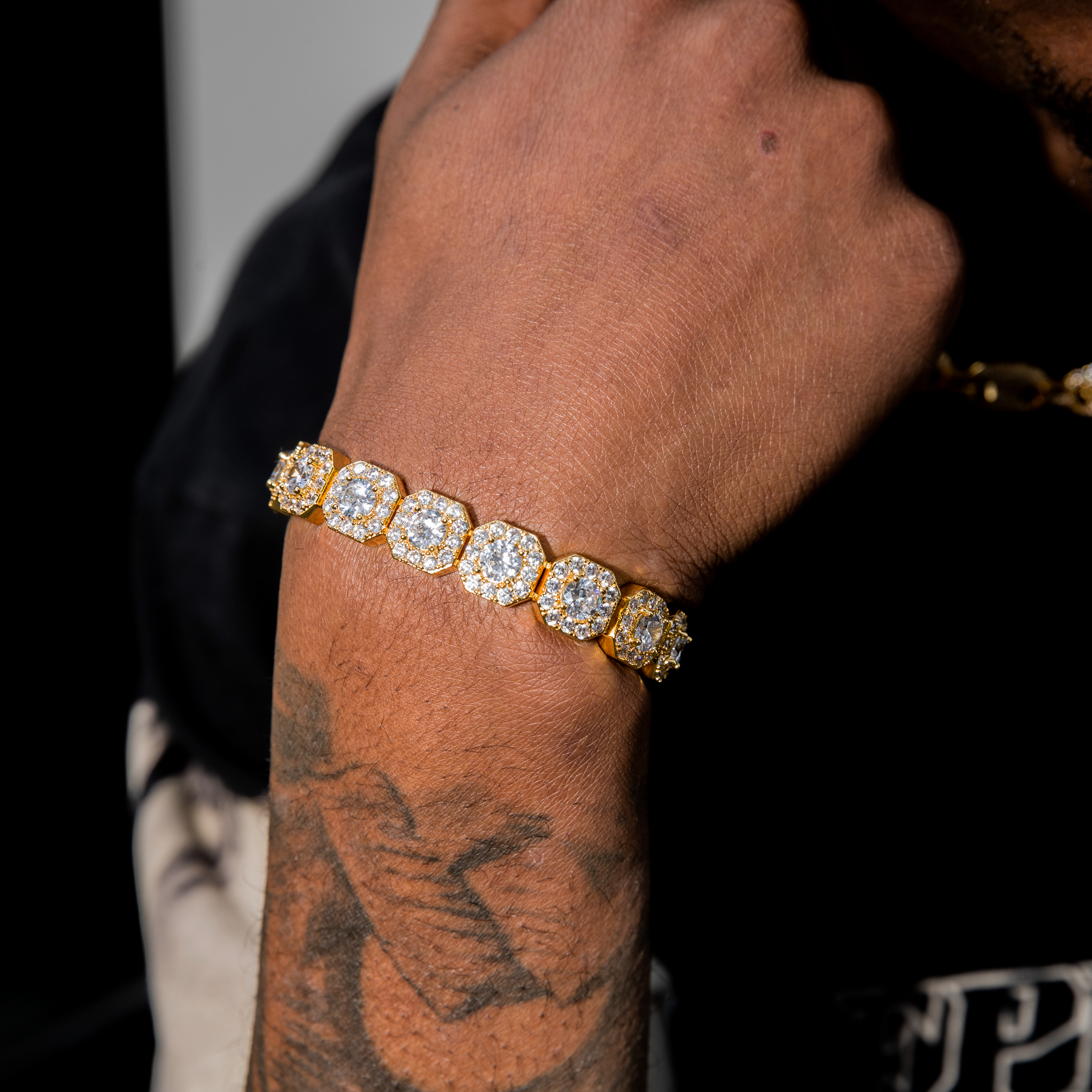 Clustered Tennis Bracelet