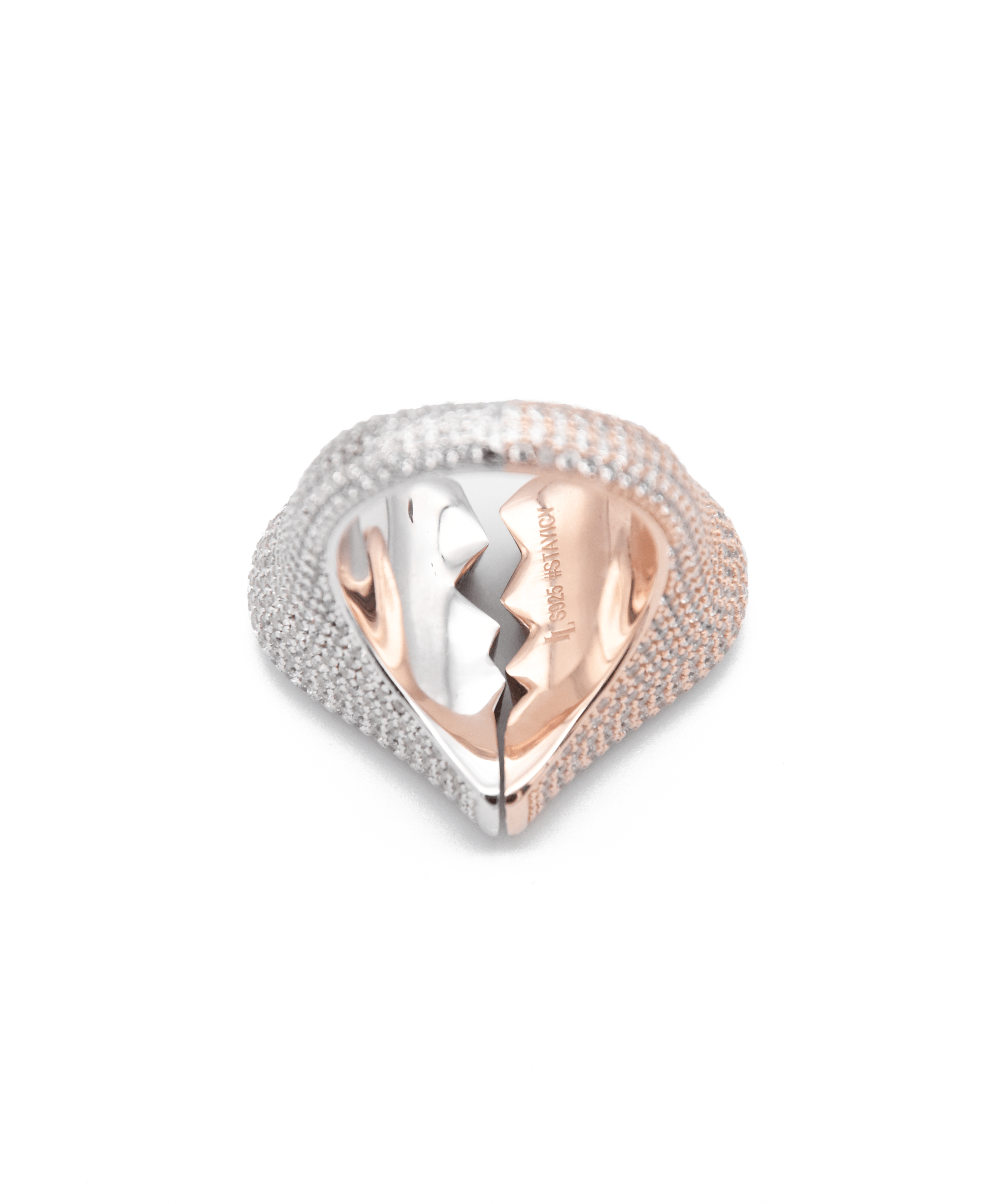 Broken sales heart ring