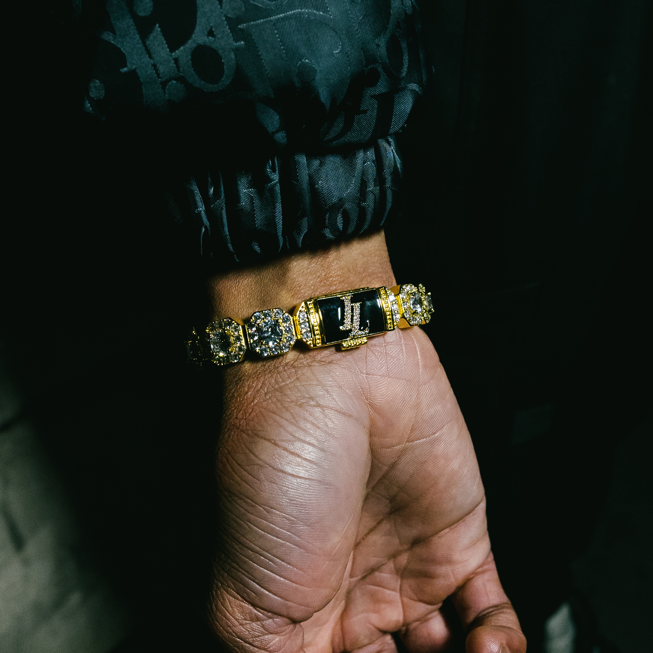 Clustered Tennis Bracelet