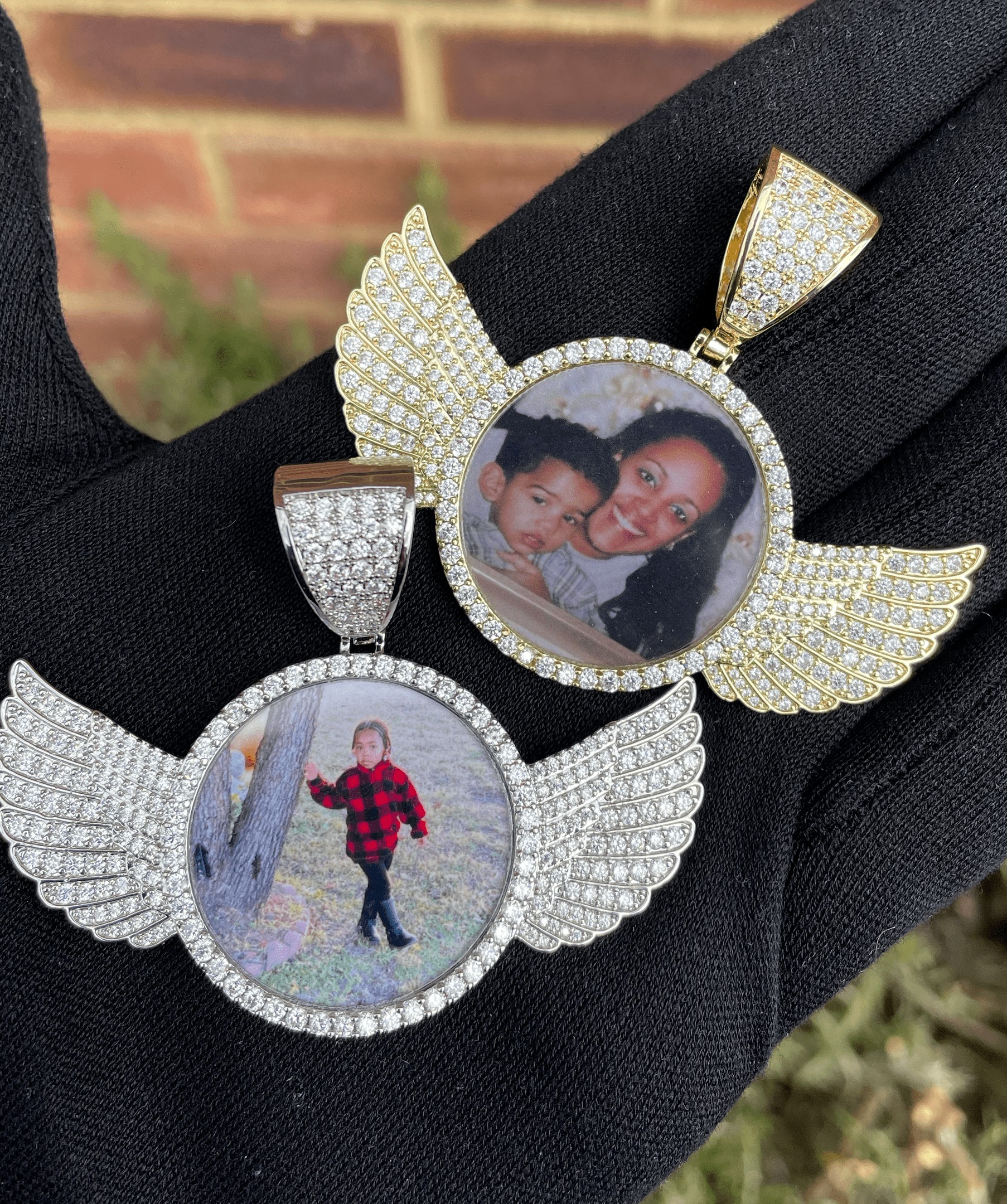 Angel-Wing Memory Pendant – ICED LONDON