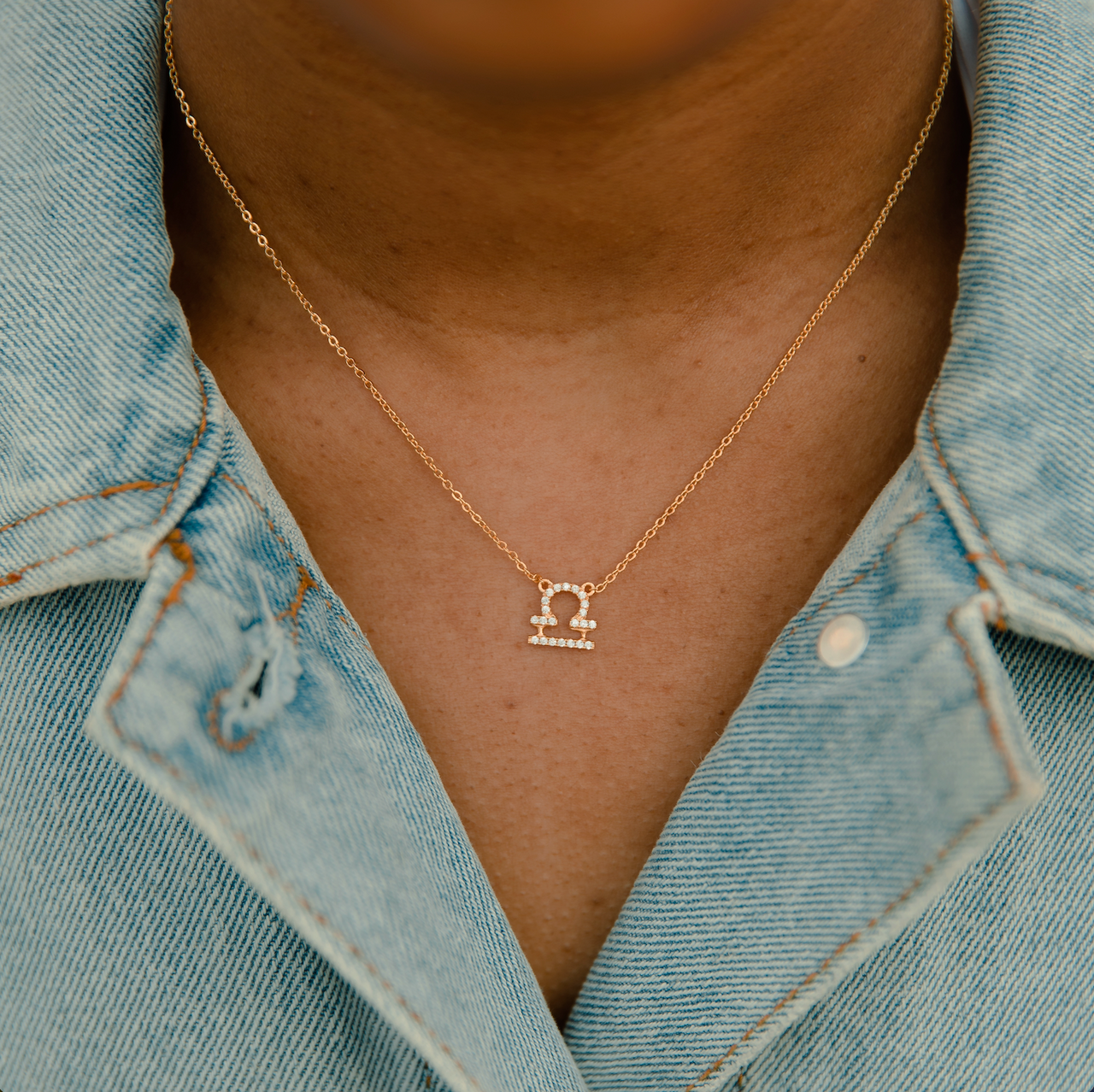 LIBRA ZODIAC SYMBOL PENDANT