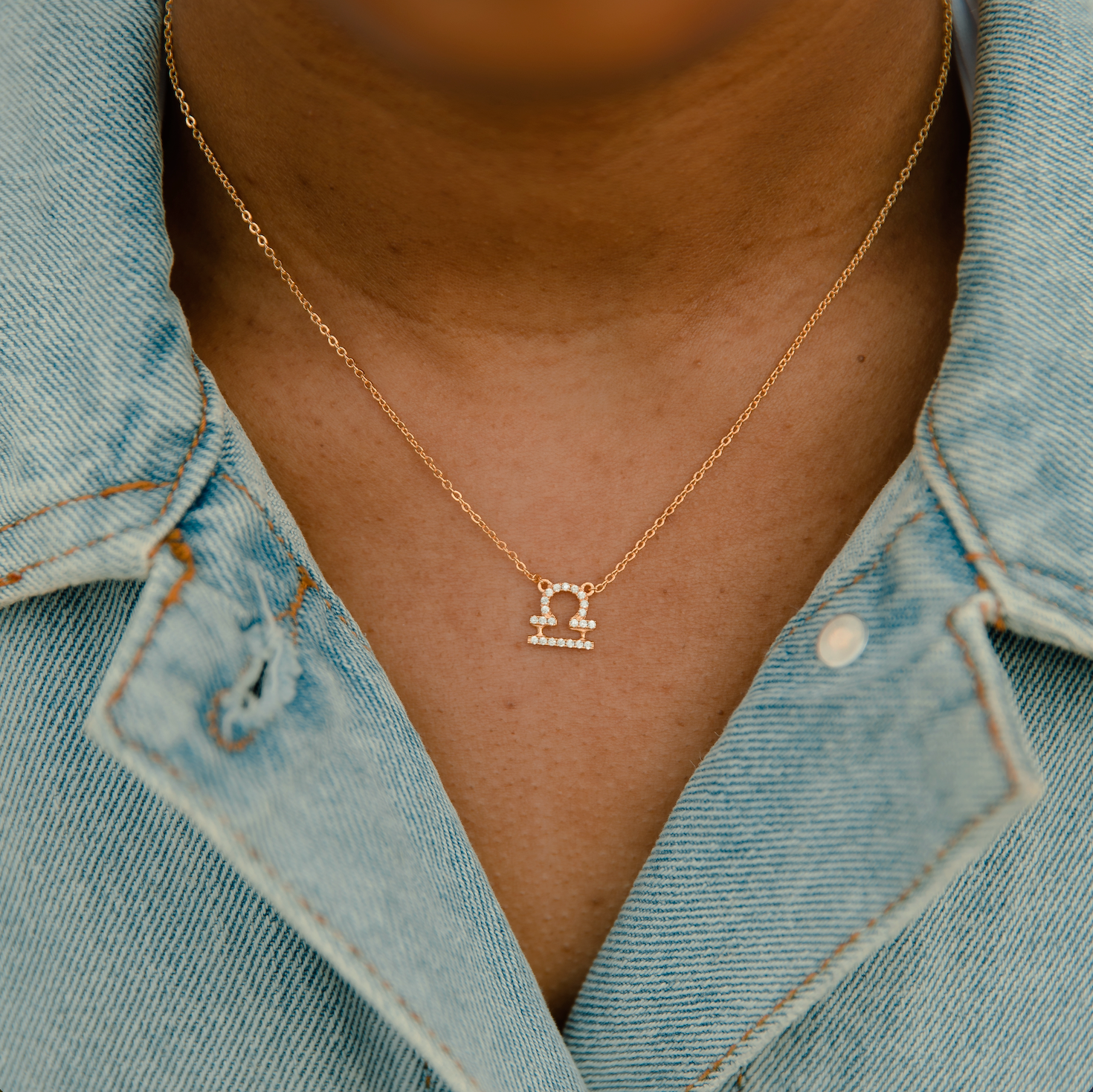 LIBRA ZODIAC SYMBOL PENDANT